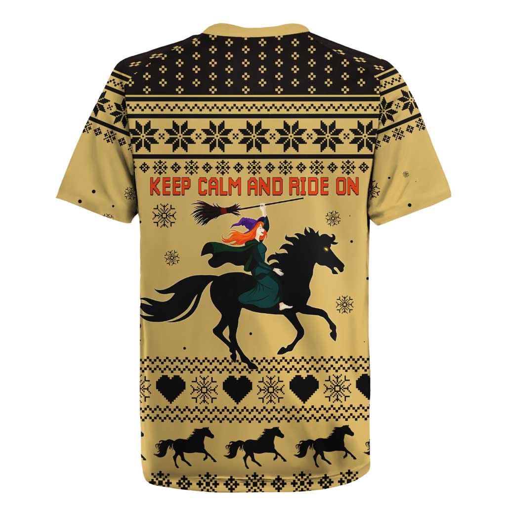 Horse Lover Christmas Christmas Rugby Jersey Xmas Holiday Patterns - Wonder Print Shop