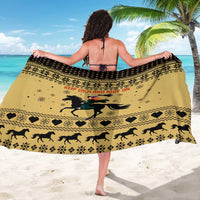 Horse Lover Christmas Christmas Sarong Xmas Holiday Patterns - Wonder Print Shop