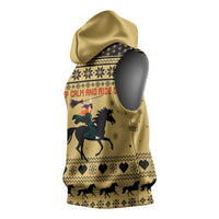 Horse Lover Christmas Christmas Sleeveless Hoodie Xmas Holiday Patterns - Wonder Print Shop