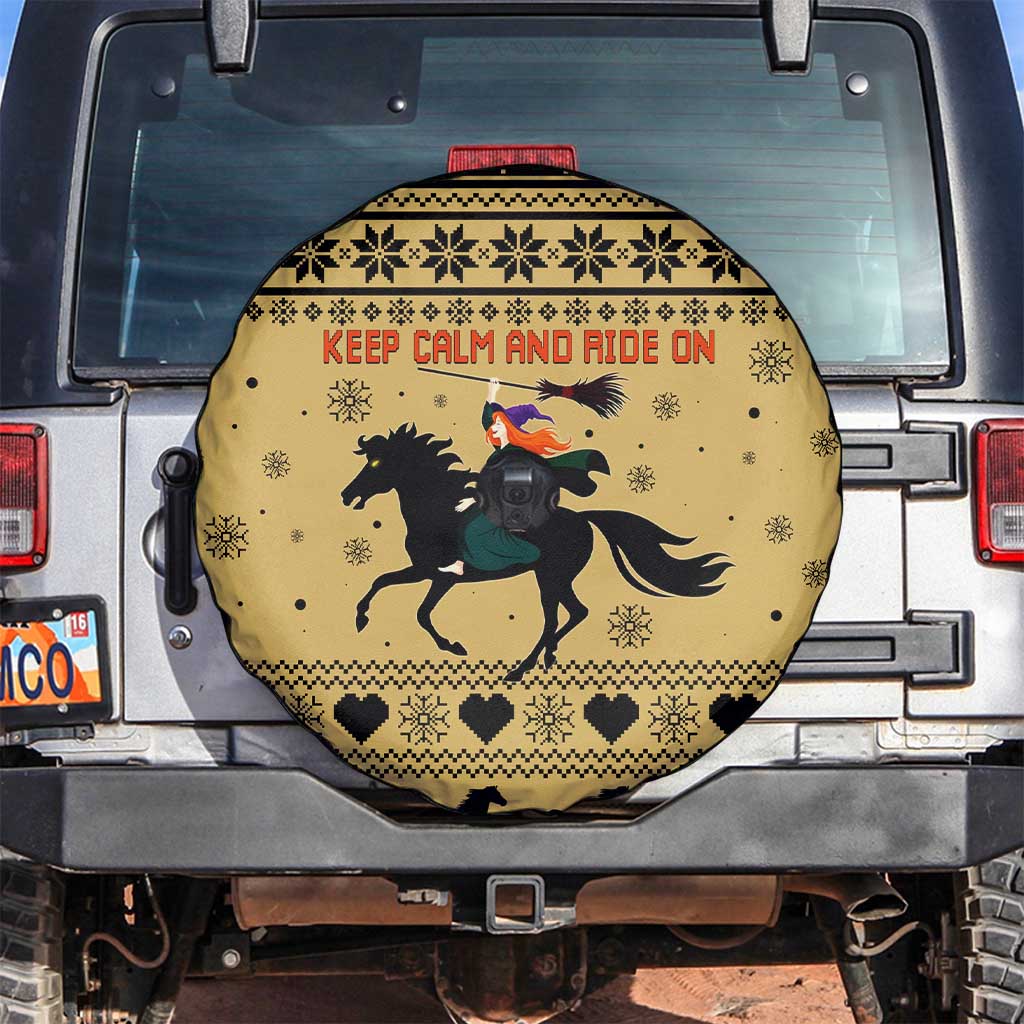 Horse Lover Christmas Christmas Spare Tire Cover Xmas Holiday Patterns - Wonder Print Shop