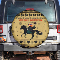 Horse Lover Christmas Christmas Spare Tire Cover Xmas Holiday Patterns - Wonder Print Shop