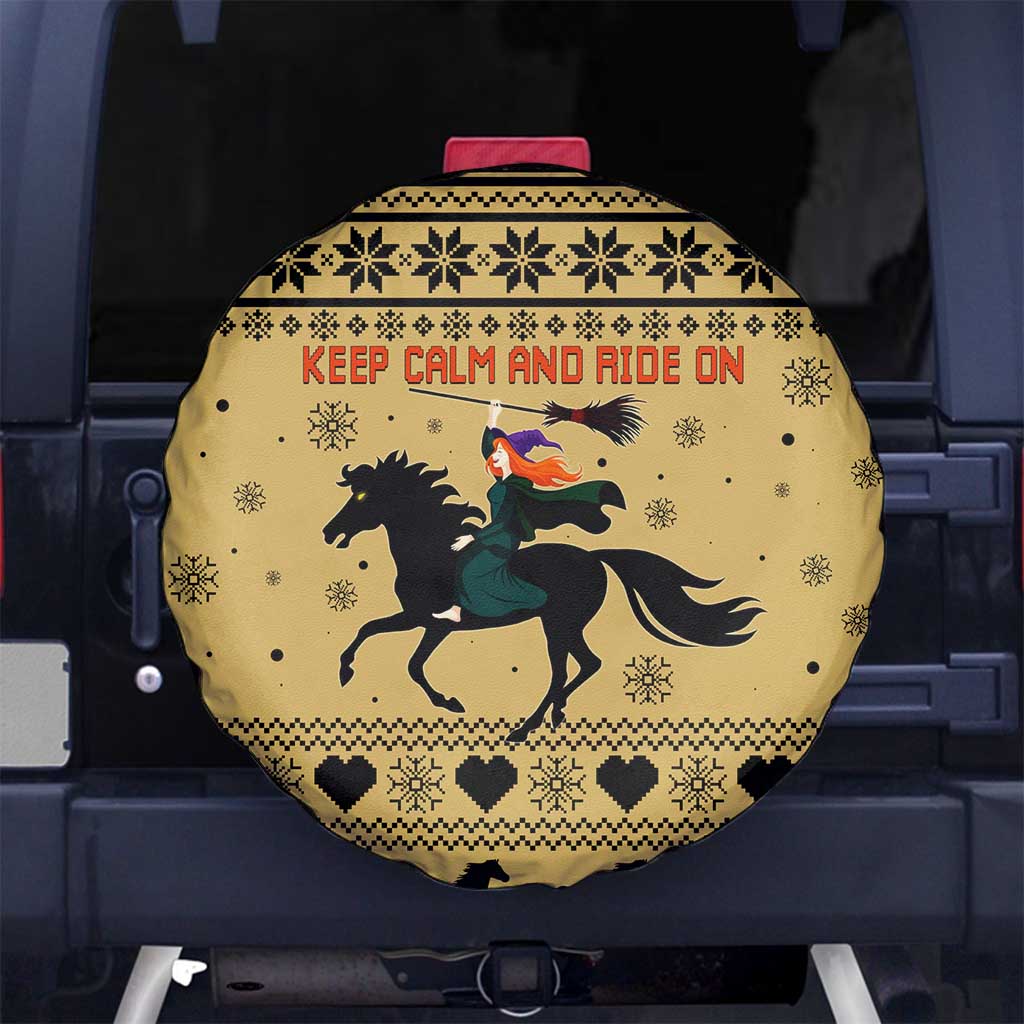 Horse Lover Christmas Christmas Spare Tire Cover Xmas Holiday Patterns - Wonder Print Shop