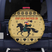 Horse Lover Christmas Christmas Spare Tire Cover Xmas Holiday Patterns - Wonder Print Shop