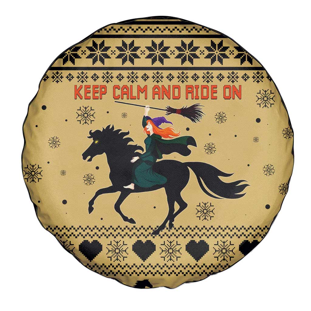 Horse Lover Christmas Christmas Spare Tire Cover Xmas Holiday Patterns - Wonder Print Shop