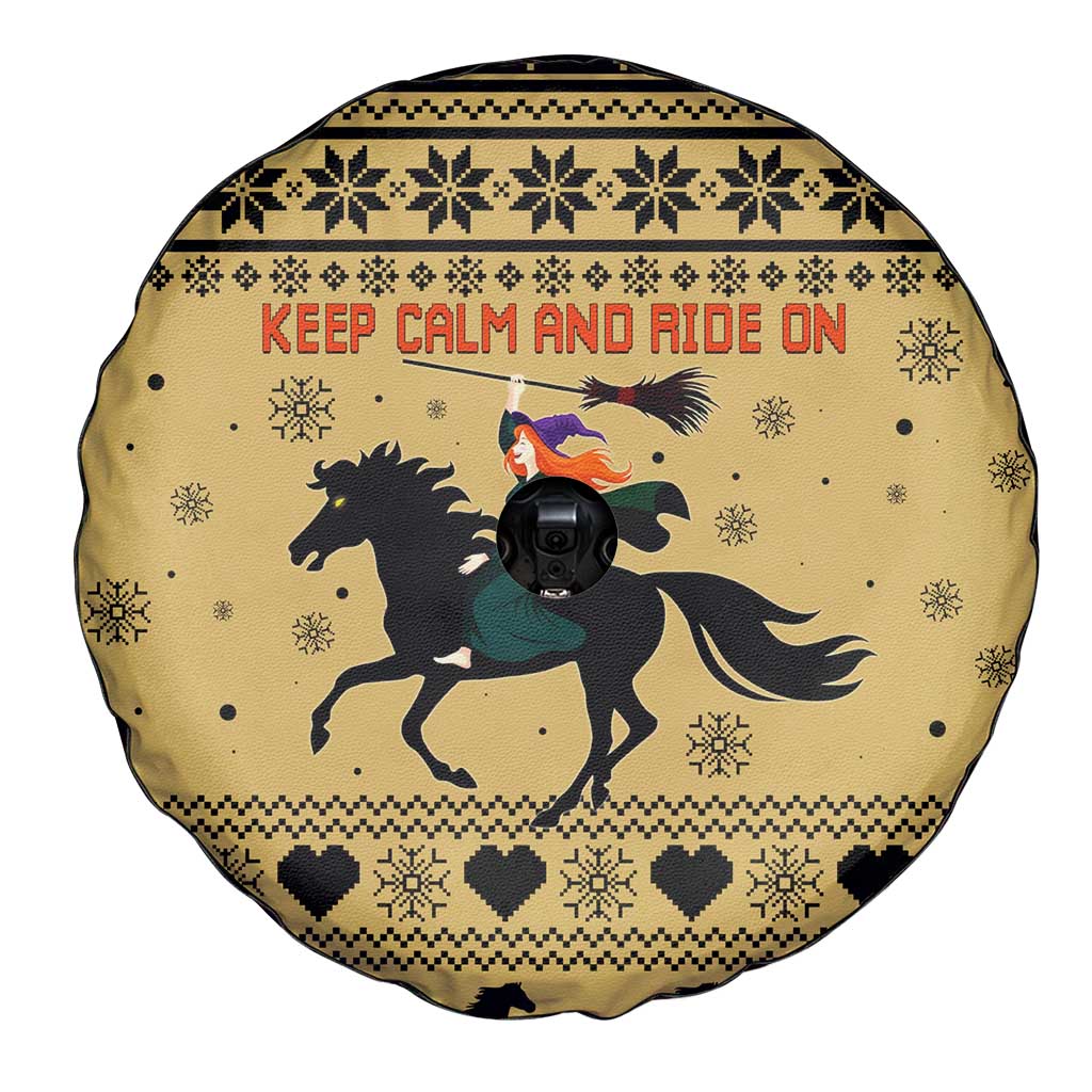 Horse Lover Christmas Christmas Spare Tire Cover Xmas Holiday Patterns - Wonder Print Shop