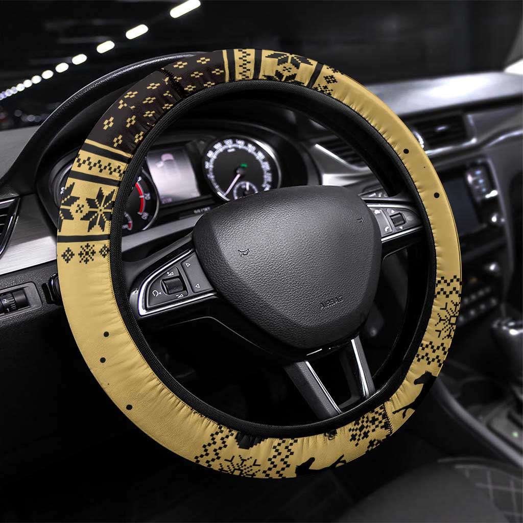 Horse Lover Christmas Christmas Steering Wheel Cover Xmas Holiday Patterns - Wonder Print Shop