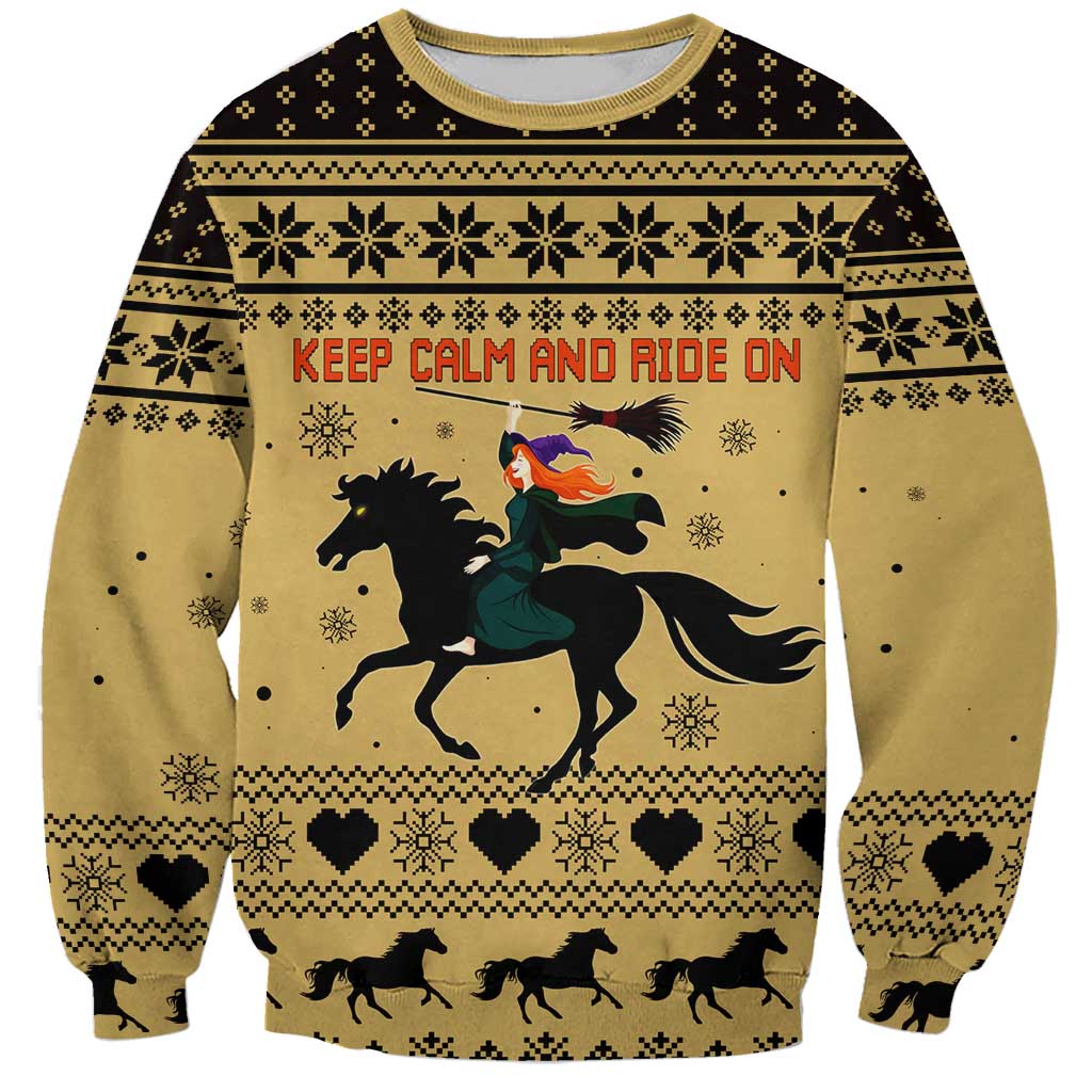 Horse Lover Christmas Christmas Sweatshirt Xmas Holiday Patterns - Wonder Print Shop