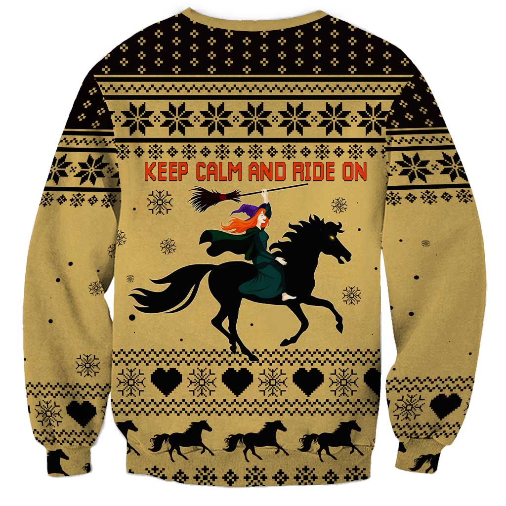 Horse Lover Christmas Christmas Sweatshirt Xmas Holiday Patterns - Wonder Print Shop