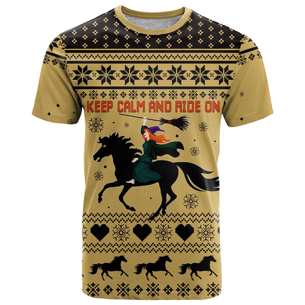 Horse Lover Christmas Christmas T Shirt Xmas Holiday Patterns - Wonder Print Shop