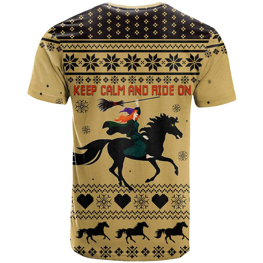 Horse Lover Christmas Christmas T Shirt Xmas Holiday Patterns - Wonder Print Shop