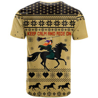 Horse Lover Christmas Christmas T Shirt Xmas Holiday Patterns - Wonder Print Shop