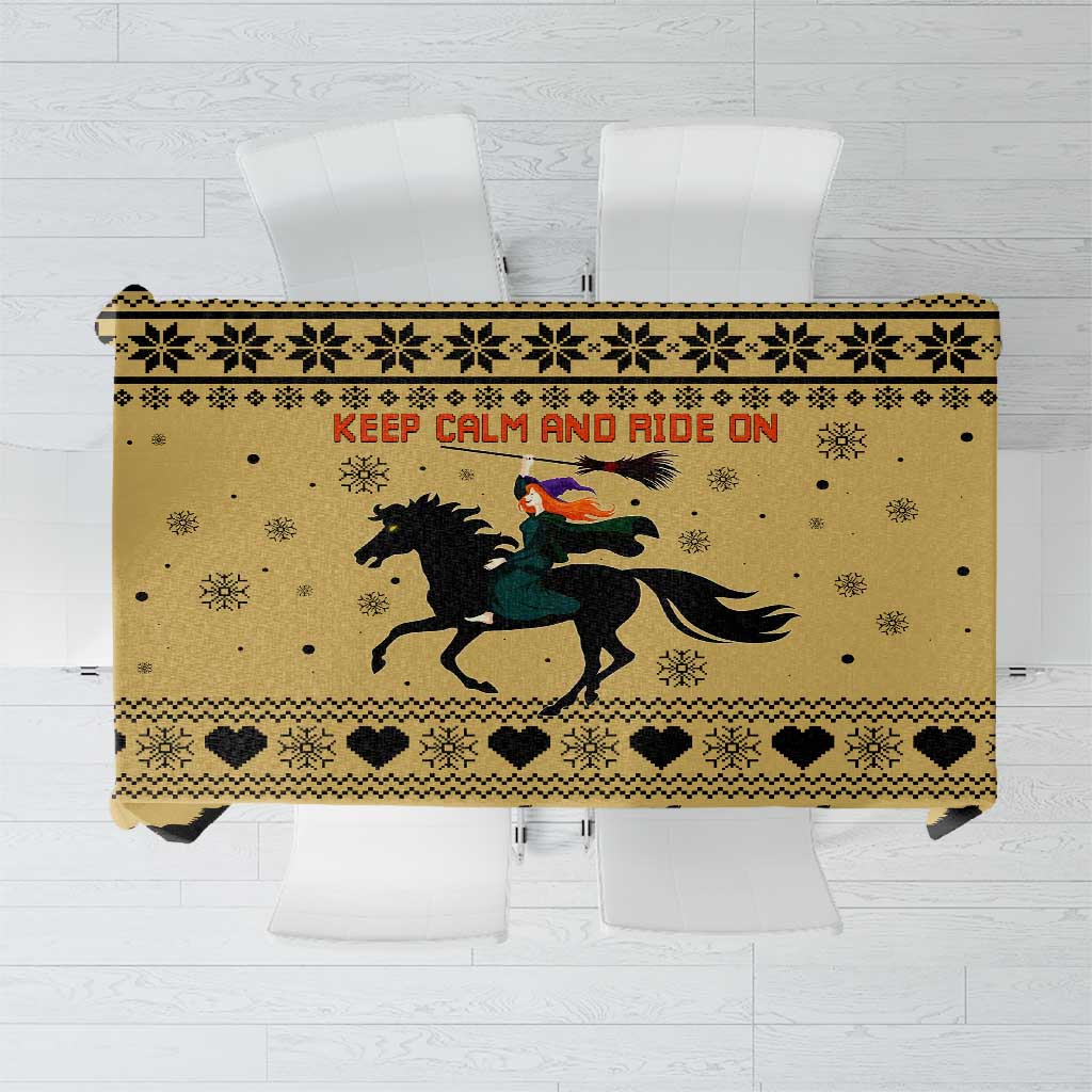 Horse Lover Christmas Christmas Tablecloth Xmas Holiday Patterns - Wonder Print Shop