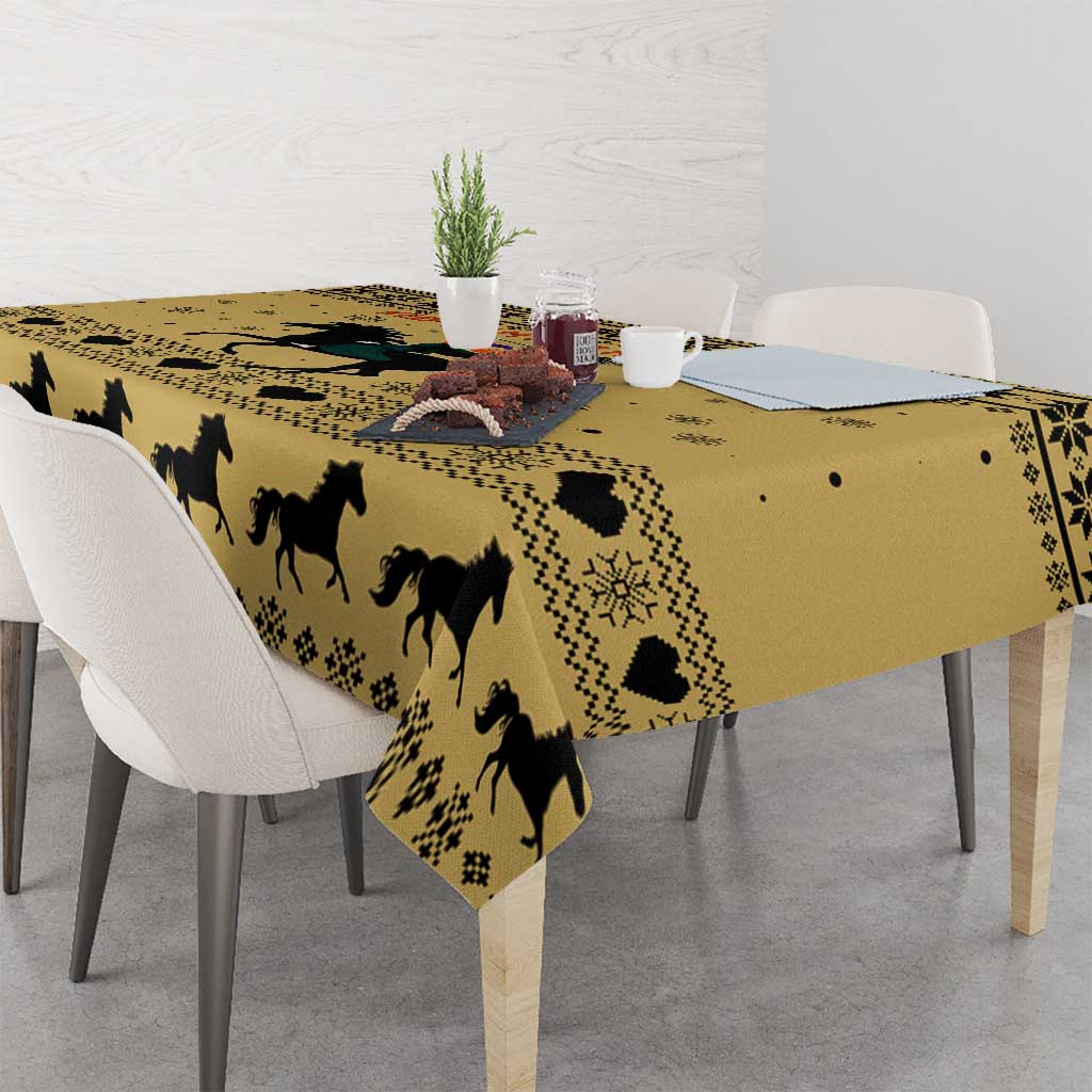 Horse Lover Christmas Christmas Tablecloth Xmas Holiday Patterns - Wonder Print Shop