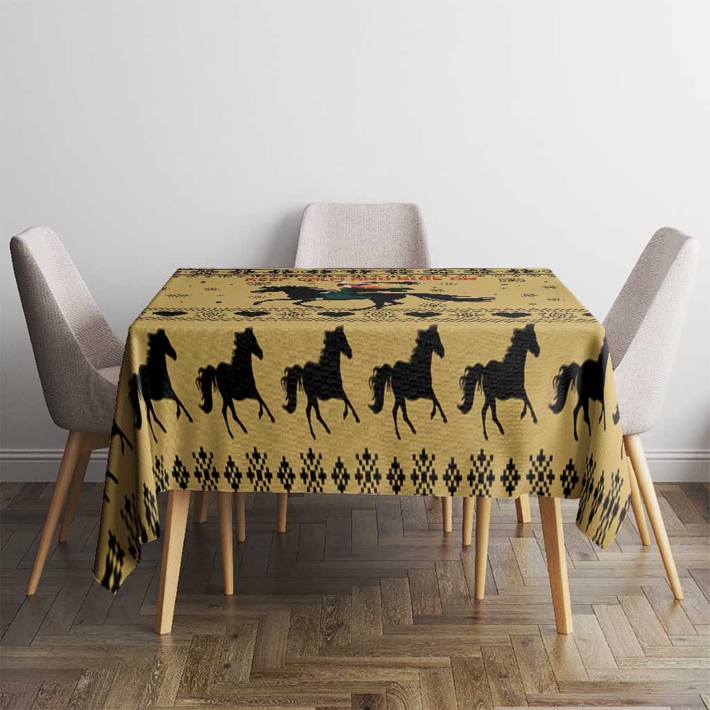 Horse Lover Christmas Christmas Tablecloth Xmas Holiday Patterns - Wonder Print Shop