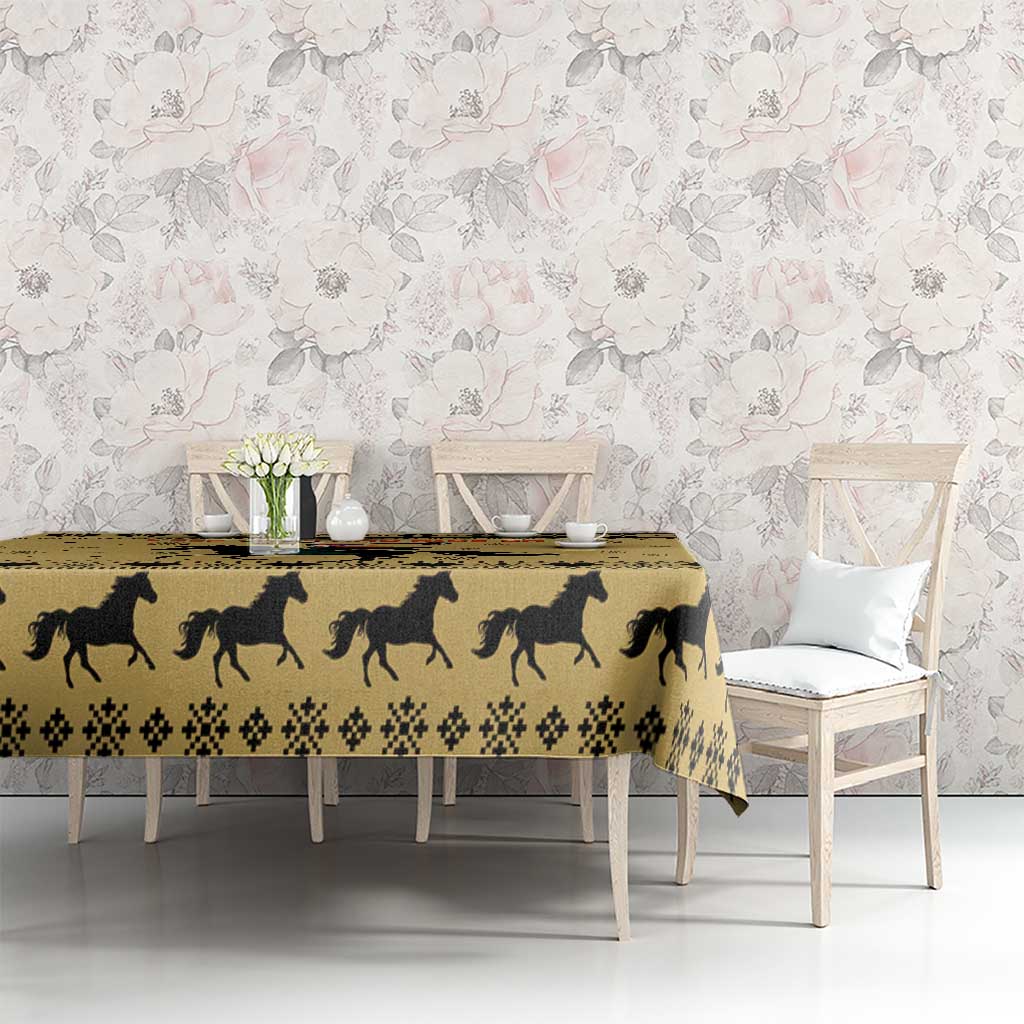Horse Lover Christmas Christmas Tablecloth Xmas Holiday Patterns - Wonder Print Shop