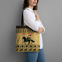 Horse Lover Christmas Christmas Tote Bag Xmas Holiday Patterns - Wonder Print Shop