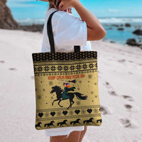 Horse Lover Christmas Christmas Tote Bag Xmas Holiday Patterns - Wonder Print Shop
