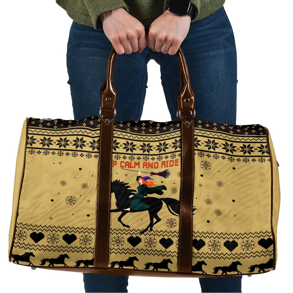 Horse Lover Christmas Christmas Travel Bag Xmas Holiday Patterns - Wonder Print Shop