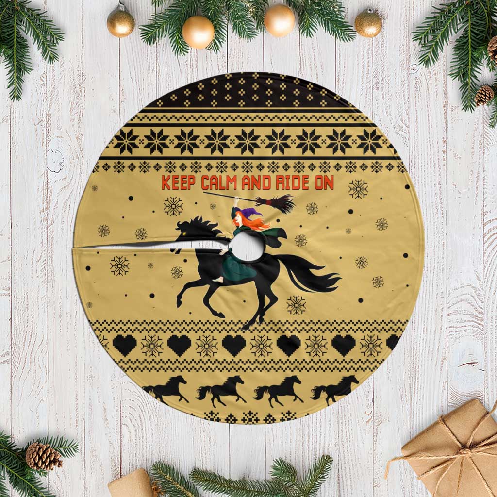 Horse Lover Christmas Tree Skirt Xmas Holiday Patterns - Wonder Print Shop