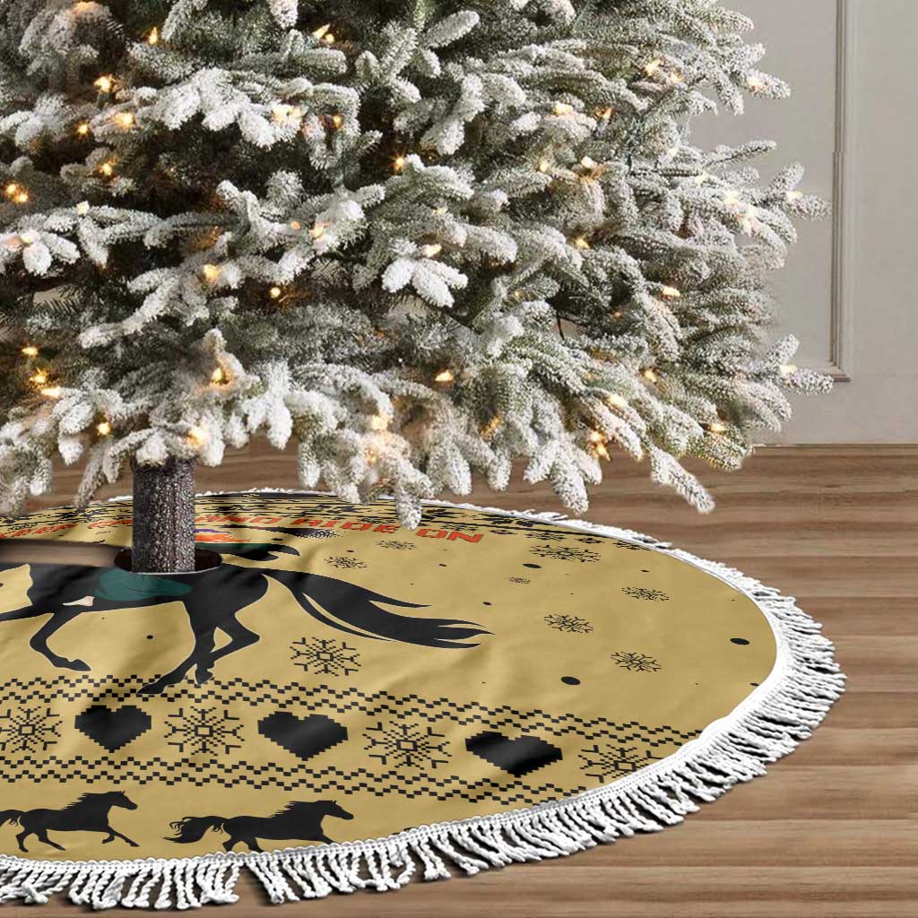 Horse Lover Christmas Tree Skirt Xmas Holiday Patterns - Wonder Print Shop