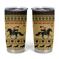Horse Lover Christmas Christmas Tumbler Cup Xmas Holiday Patterns - Wonder Print Shop