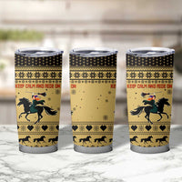 Horse Lover Christmas Christmas Tumbler Cup Xmas Holiday Patterns - Wonder Print Shop