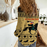 Horse Lover Christmas Christmas Women Casual Shirt Xmas Holiday Patterns - Wonder Print Shop