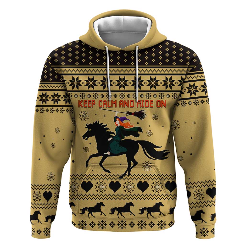 Horse Lover Christmas Christmas Zip Hoodie Xmas Holiday Patterns - Wonder Print Shop