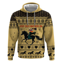 Horse Lover Christmas Christmas Zip Hoodie Xmas Holiday Patterns - Wonder Print Shop