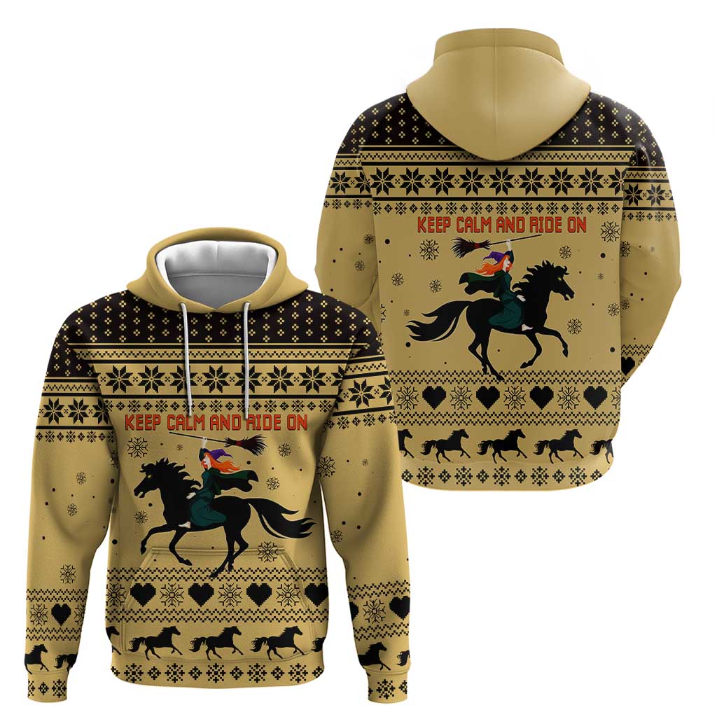 Horse Lover Christmas Christmas Zip Hoodie Xmas Holiday Patterns - Wonder Print Shop