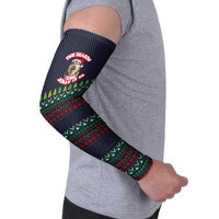 The Season To Be Jolly Siberian Husky Xmas Ball Christmas Arm Sleeves Xmas Holiday Patterns - Wonder Print Shop