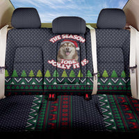 The Season To Be Jolly Siberian Husky Xmas Ball Christmas Back Car Seat Cover Xmas Holiday Patterns - Wonder Print Shop