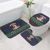 The Season To Be Jolly Siberian Husky Xmas Ball Christmas Bathroom Set Xmas Holiday Patterns - Wonder Print Shop