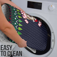 The Season To Be Jolly Siberian Husky Xmas Ball Christmas Bathroom Set Xmas Holiday Patterns - Wonder Print Shop
