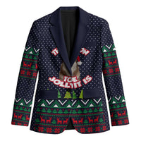 The Season To Be Jolly Siberian Husky Xmas Ball Christmas Blazer Xmas Holiday Patterns - Wonder Print Shop