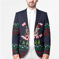 The Season To Be Jolly Siberian Husky Xmas Ball Christmas Blazer Xmas Holiday Patterns - Wonder Print Shop