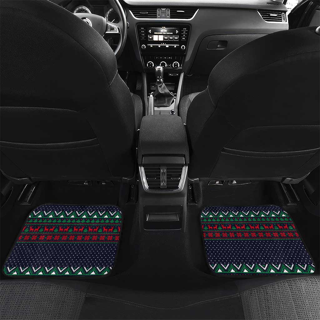 The Season To Be Jolly Siberian Husky Xmas Ball Christmas Car Mats Xmas Holiday Patterns - Wonder Print Shop