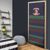 The Season To Be Jolly Siberian Husky Xmas Ball Christmas Door Cover Xmas Holiday Patterns - Wonder Print Shop