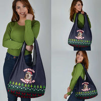The Season To Be Jolly Siberian Husky Xmas Ball Christmas Grocery Bag Xmas Holiday Patterns - Wonder Print Shop