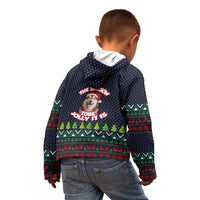 The Season To Be Jolly Siberian Husky Xmas Ball Christmas Kid Hoodie Xmas Holiday Patterns - Wonder Print Shop