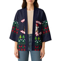 The Season To Be Jolly Siberian Husky Xmas Ball Christmas Kimono Xmas Holiday Patterns - Wonder Print Shop