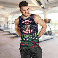 The Season To Be Jolly Siberian Husky Xmas Ball Christmas Men Tank Top Xmas Holiday Patterns - Wonder Print Shop