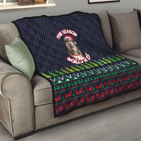 The Season To Be Jolly Siberian Husky Xmas Ball Christmas Quilt Xmas Holiday Patterns - Wonder Print Shop