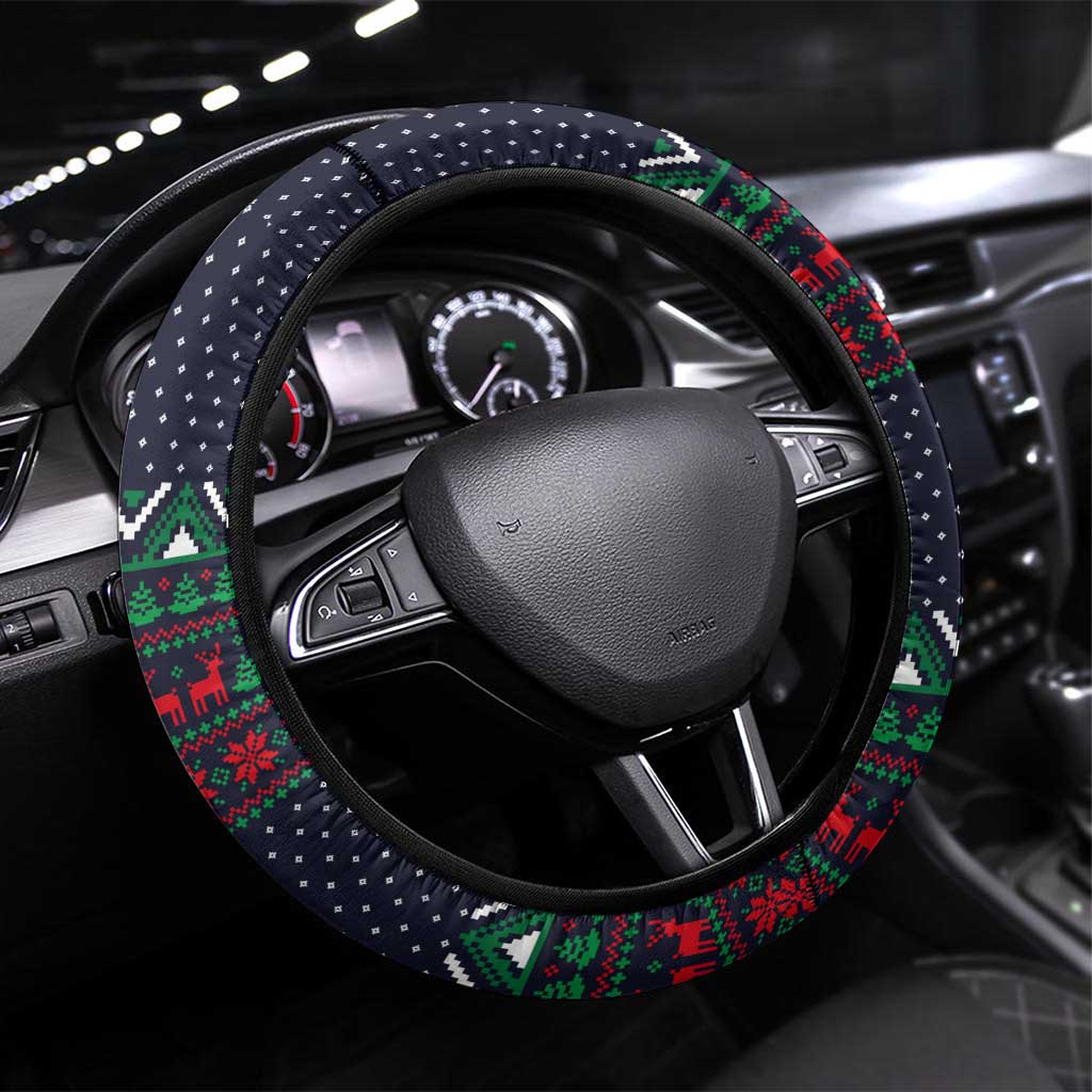 The Season To Be Jolly Siberian Husky Xmas Ball Christmas Steering Wheel Cover Xmas Holiday Patterns - Wonder Print Shop