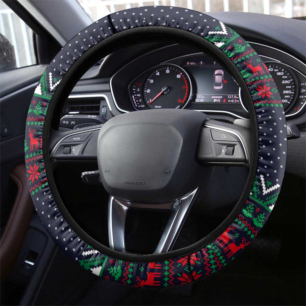 The Season To Be Jolly Siberian Husky Xmas Ball Christmas Steering Wheel Cover Xmas Holiday Patterns - Wonder Print Shop