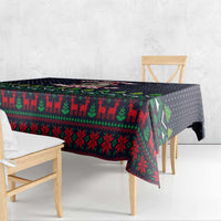 The Season To Be Jolly Siberian Husky Xmas Ball Christmas Tablecloth Xmas Holiday Patterns - Wonder Print Shop
