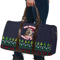 The Season To Be Jolly Siberian Husky Xmas Ball Christmas Travel Bag Xmas Holiday Patterns - Wonder Print Shop
