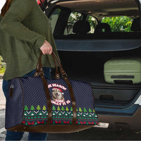 The Season To Be Jolly Siberian Husky Xmas Ball Christmas Travel Bag Xmas Holiday Patterns - Wonder Print Shop