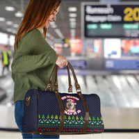The Season To Be Jolly Siberian Husky Xmas Ball Christmas Travel Bag Xmas Holiday Patterns - Wonder Print Shop