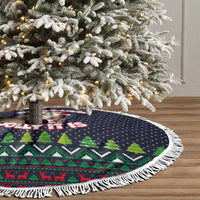 The Season To Be Jolly Siberian Husky Xmas Ball Christmas Tree Skirt Xmas Holiday Patterns - Wonder Print Shop